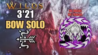 Tempered Arkveld 3'21 Heroics Bow Solo Monster Hunter Wilds