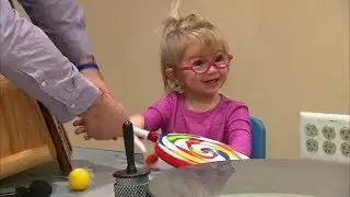 Girl battling cancer gets relief from music therapy program