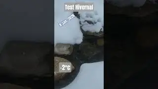 8 Janvier 2025 - Test Hivernal chutes et bassin d'eau en continue
