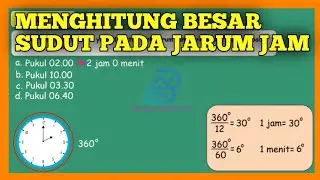 MENGUKUR BESAR SUDUT PADA JARUM JAM