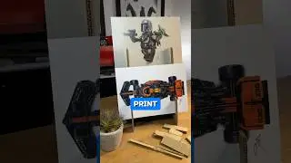 How I made this print display from an old box 📦