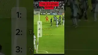 Top 3 incredible Corner Goals #football #shorts #skills
