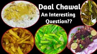Daal Chawal //Interesting Question // Saima vlogs fun
