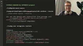 VCPKG basic tutorial for OpenCV CMAKE projects
