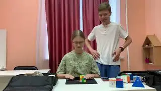 Team-blind 1:26.03 average of 5 | Аня Дуганова и Артём Сосновских | cube : Gan 11 m pro