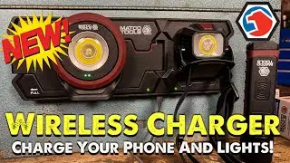 Matco Tools New Wireless Charging System. Charge Your Phone And Your Lights At The Same Time