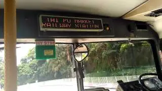 （僅存的丹尼士巨龍）九龍巴士Dennis9.9M@64K(HY9798)大埔安詳路至大埔墟站行車片段
