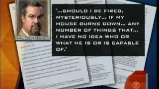 Recordings of Letterman Blackmailer