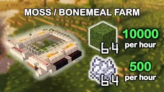 Insanely CHEAP Moss & Bonemeal Farm for Minecraft 1.21!