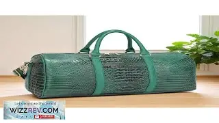 BagParty Classic Crocodile Print Duffle Bag Elegant Vegan Leather Travel Bag