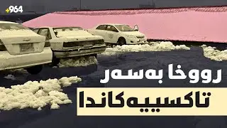 بەفر کەپری چەند پێشانگایەکی ئۆتۆمبێلی رووخاند