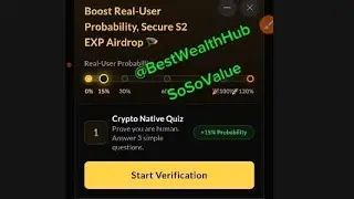 Обновление аирдропа SoSoValue Season 2 | Проверка человека и увеличение распределения ресурсов в ...
