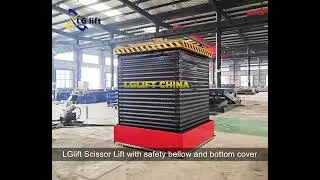 LGlift Scissor Lift with safety bellow and bottom cover