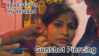 Gunshot || Needle piercing || Tattoo || Tattoo-Removal ☎️9848312719 #pleasesubscribe #viral #video 