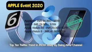 Apple Event 2020 . Top Ten twitter trend of India in 10 mins. CarryMinati in BiggBoss 14 ?