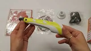 Відео огляд: 3D ручка Smart 3D Pen 2 c LCD дисплеєм, ручка для фігурок із пластику. Колір: жовтий