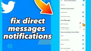 How To Fix Direct Messages Notifications On Twitter App 2023