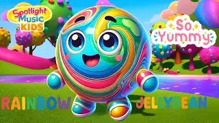 Rainbow Jellybean Fun Song | Colors Learning for Kids | Nursery Rhymes & Preschool Songs