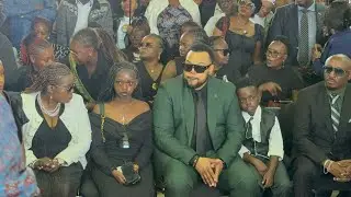 Betty Bayo's Son looked exhausted During the body viewing.