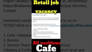 Retail job vacancy #retail #shorts