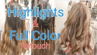 Paano mag retouch Ng highlights at base ng hair color