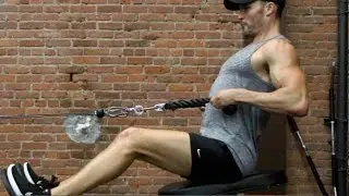 Back Cable Seated Row Rope Attachment