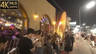 [4K HLG]🚶&zwj;♂Pattaya Tai | Duck Square Skate Park | Local Clubs | 168&Mahanakon | Mukata🚶&zwj;♂| 20251221