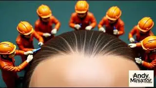 Miniature Workers Restoring a Woman&rsquo;s Face | Satisfying AI Animation You Must See