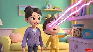 Mom vs Kid 😂 Mom&rsquo;s Laser Eyes When Kid Lies!  Funny Cartoon for Kids