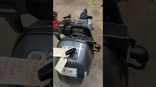 KSB Public Works Maintenance - Transporting the Yamaha 20hp 4-stroke outboard.