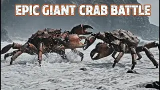 Epic Giant Crab Battle in a Storm &ndash; Ultra Realistic Cinematic Monster Fight 2