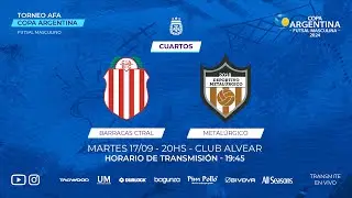 Copa Argentina de Futsal | Cuartos de final | Barracas Central - Dep. Metalúrgico