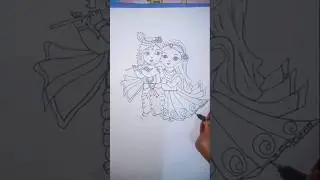 Krishna drawing #trending #mycreativework #shorts #youtubeshorts #ytshorts #music #song #hindisong