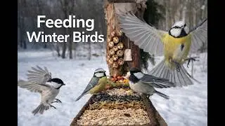 Cold Morning at the Bird Feeder ☀️🐦 Birdcuterie Board ASMR