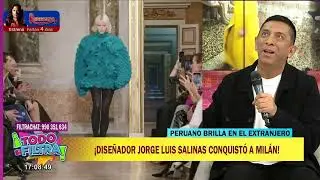 Jorge Luis Salinas: conoce al único represente de Sudamérica en el ‘Milano Fashion Week’