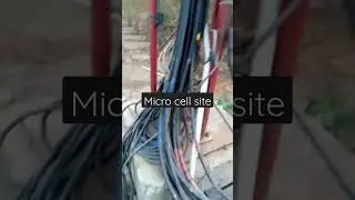 Micro cell site.                          #Microcell#telecomcell#Gsmsite