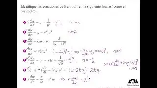 Ecuación Diferencial  de Bernoulli