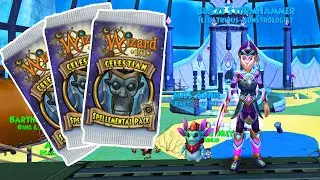 Wizard101: THIS PACK HATES ME! - Celestian Spellemental Pack Opening
