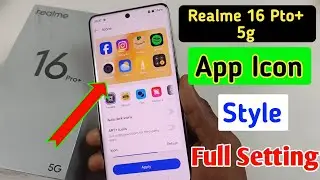 Realme 16 Pro plus 5g me icons setting, Realme 16 Pro plus me icon style change kaise kare