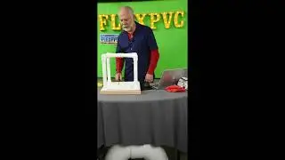 FlexPVC Science Project with Magnets and PVC pipe and fittings.