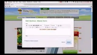 Создание одно страничных сайтов Sticky Web Express