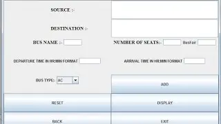 Online Bus reservation system in java(Demo): Final year project B.tech computer science;