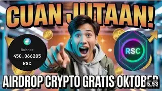 DAPAT GRATIS $225 || AIRDROP TERBARU SEGERA LISTING TAHUN INI || RSC CHAIN.