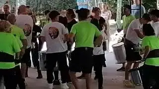 Concentración de Batucadas en Cabezón de la Sal, Sambasoom, Maraka y Batukasar
