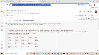 keywords in python