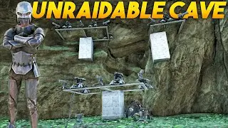 We Claimed The Best Custom Cave On Day 1 - ARK