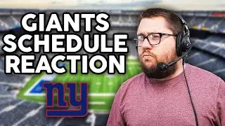 New York Giants Schedule Reaction