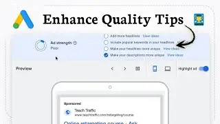 How to improve ad strength in Google Ads (Creative Optimization)
