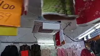 Unknown ceiling fan & Haier air conditioner by shop 
