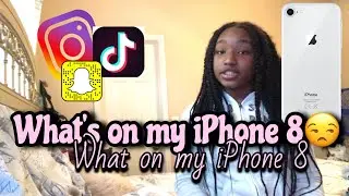 WHAT’S ON MY IPHONE 8 !!